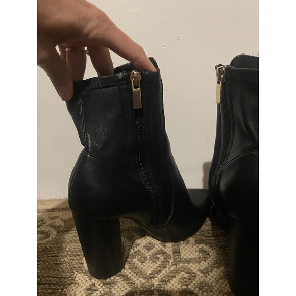 Qupid Signal 99x Block Heel Booties -‎ Black Size 8.5 - Picture 5 of 9